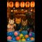 猫達の夏祭り🐾 金魚すくいとヨーヨー釣りに挑戦！